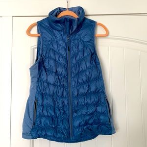 Tangerine Quilted Vest, L , Blue